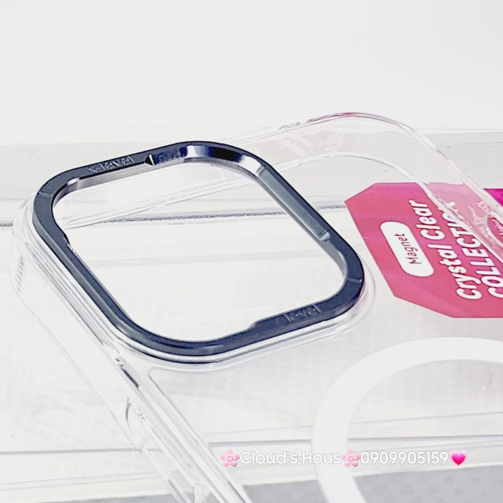 Ốp lưng iPhone hãng X-LEVEL trong siêu mỏng, không vàng màu hỗ trợ sạc không dây Magsafe.   iPhone 16/Pro/Promax