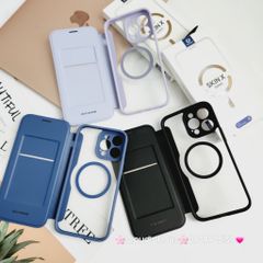 Case Ốp điện thoại iPhone Bao da Skin X Magsafe iPhone 11/12/13/14/15/Plus/Pro/Promax