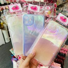Case Ốp điện thoại iPhone Trong dẻo Bling bling Hologram iPhone 11/12/13/Pro/Promax