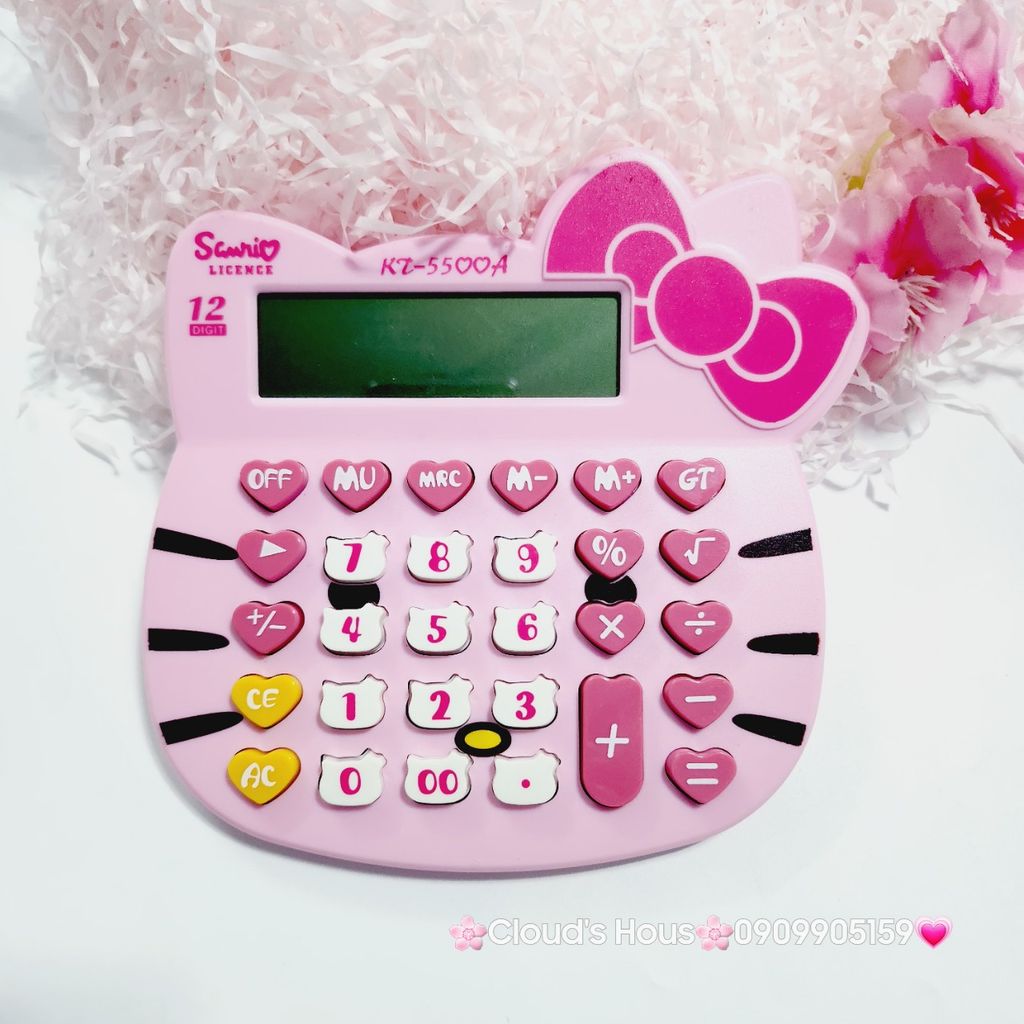 Máy Tính Hello Kitty KT-5500A (lớn)