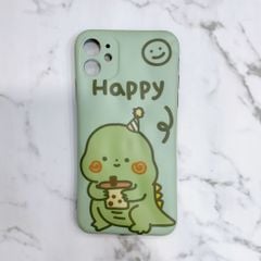 Case Ốp điện thoại iPhone Khủng long Nhám trơn 3D nổi