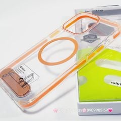 Case Ốp điện thoại iPhone SwitchEasy Trong Magsafe Chống dựng iPhone 16/Pro/Promax