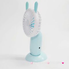 Mini Fan - Quạt Cầm Tay mini mặp tròn Có Đế đỡ