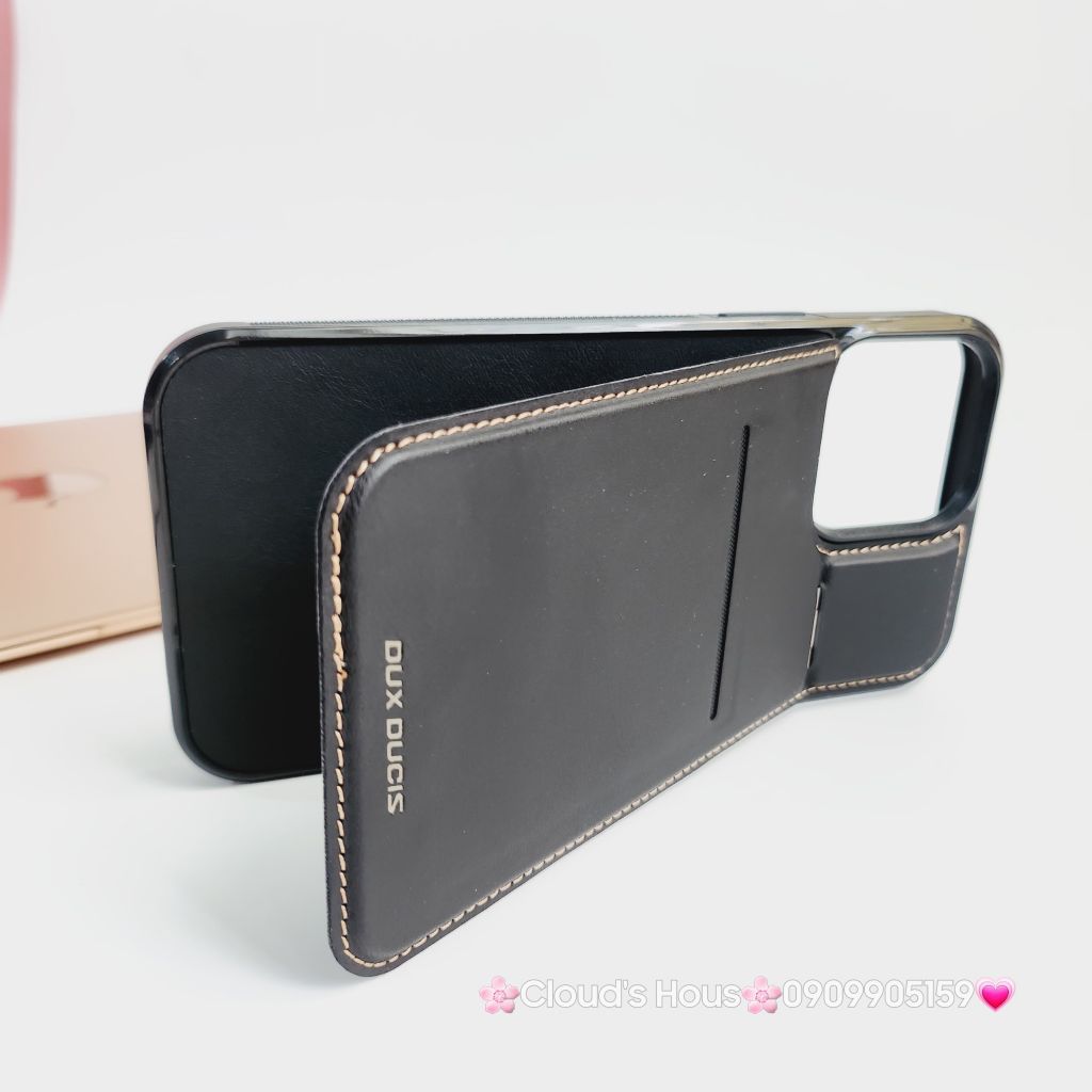 Case Ốp điện thoại iPhone Da Chống dựng Dux Ducis Magsafe iPhone 11/12/13/14/15/Plus/Pro/Promax