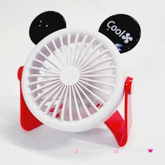 Mini Fan - Quạt Để Bàn Mickey Xoay 180 độ