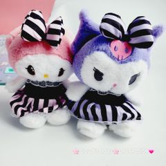 Gấu Bông Melody & Kuromi Mặc Váy