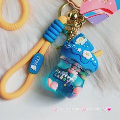 Móc Khoá Bình Nước Bling Bling Tai Mickey & Candy