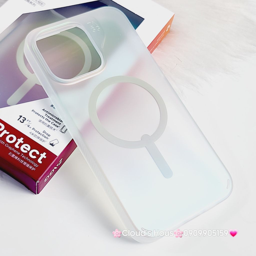 Case Ốp điện thoại iPhone ZAGG Chính hãng Trong Magsafe iPhone 15Promax