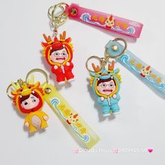 Móc Khóa Cậu Bé Cosplay Rồng TẾT