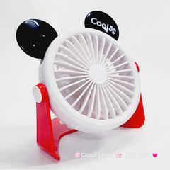 Mini Fan - Quạt Để Bàn Mickey Xoay 180 độ