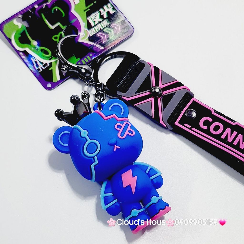 Móc Khóa Gấu Vương Miện Connect
