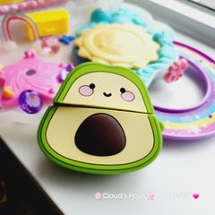 Cover Case Vỏ bảo vệ Airpod SU DẺO TRÁI BƠ Airpod 1/2/3/Pro/Pro2