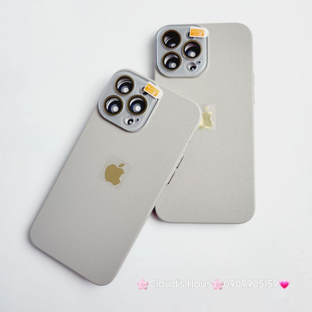 Case Ốp điện thoại iPhone Da Trơn Basic Bảo Vệ Camera iPhone 11/12/13/14/15/Pro/Promax