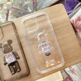 Case Ốp điện thoại iPhone Bearbrick Trong Chống dựng Nút nổi IPhone 11/12/13/14/Plus/Pro/Promax