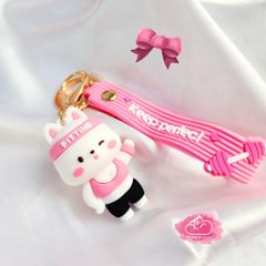 Móc khóa Thỏ Thể dục thể theo Keep Perfect