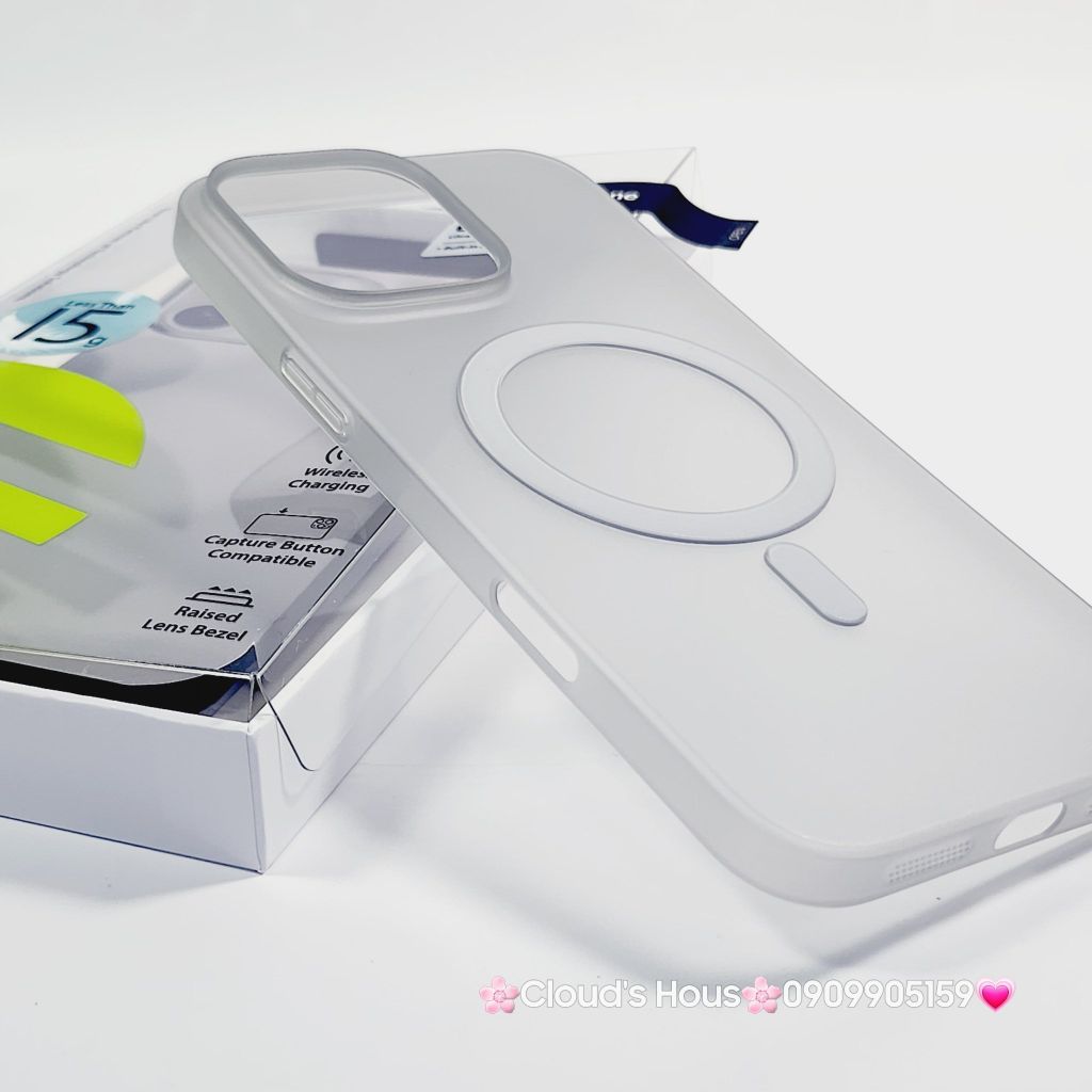 Case Ốp điện thoại iPhone Switcheasy Ultra Slim Nhám Lụa Siêu Mỏng Magsafe 0.35mm 16/Plus/Pro/Promax