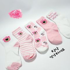 Tất vớ Gấu hồng Lotso