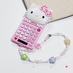 Máy Tính Hello Kitty Mini Cầm Tay (3 màu) - kèm dây charm KT966