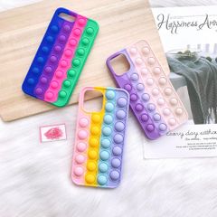 Case Ốp điện thoại iPhone Su dẻo Pop It Color iPhone 7+/XSM/11/12/Pro/Promax