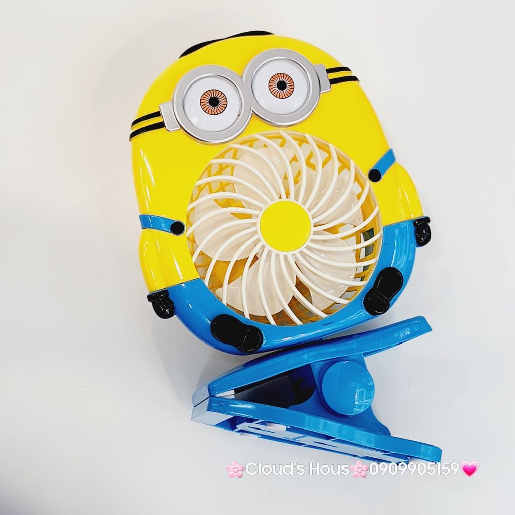 Mini Fan - Quạt kẹp Hình Động vật (Quạt sạc) Sz lớn