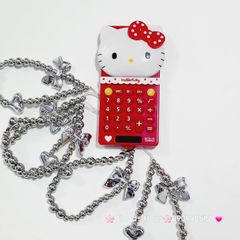 Máy Tính Hello Kitty Mini Cầm Tay (3 màu) - kèm dây charm KT966