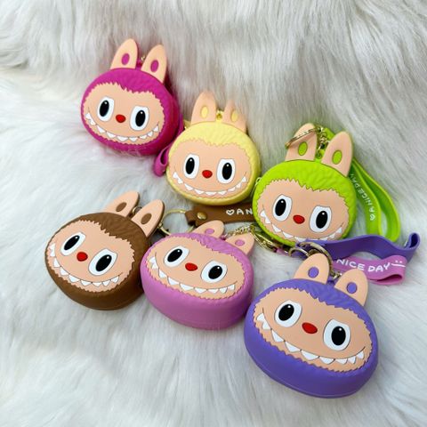 Bóp Móc Khóa Silicone Labubu Nhiều Màu