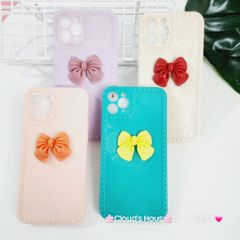 CASE IPHONE ICON NỔI Bóng Nơ Xinh Xắn