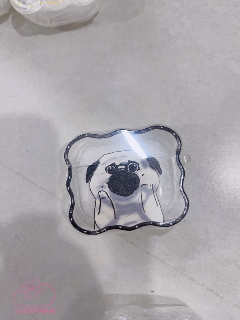 COVER AIRPOD Phao Trong Viền Gợn Sóng Cartoon Chống Shock (9 mẫu)