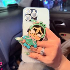 Case Ốp điện thoại iPhone Trong Crytal Magsafe Xanh Mint Pastel Case iPhone 12/13/14/15/16/Pro/Promax