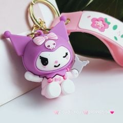 Móc Khoá Kuromi & Melody dây Sakura Adorable