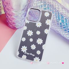 Case Ốp điện thoại iPhone Cúc họa mi Spring Daisy Gương nút nổi iPhone 11/12/13/14/Pro/Promax