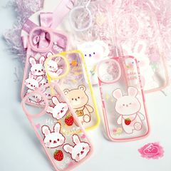 Case iPhone Thỏ cute Trong Chống Dựng iPhone 11/12/13/14/Plus/Pro/Promax