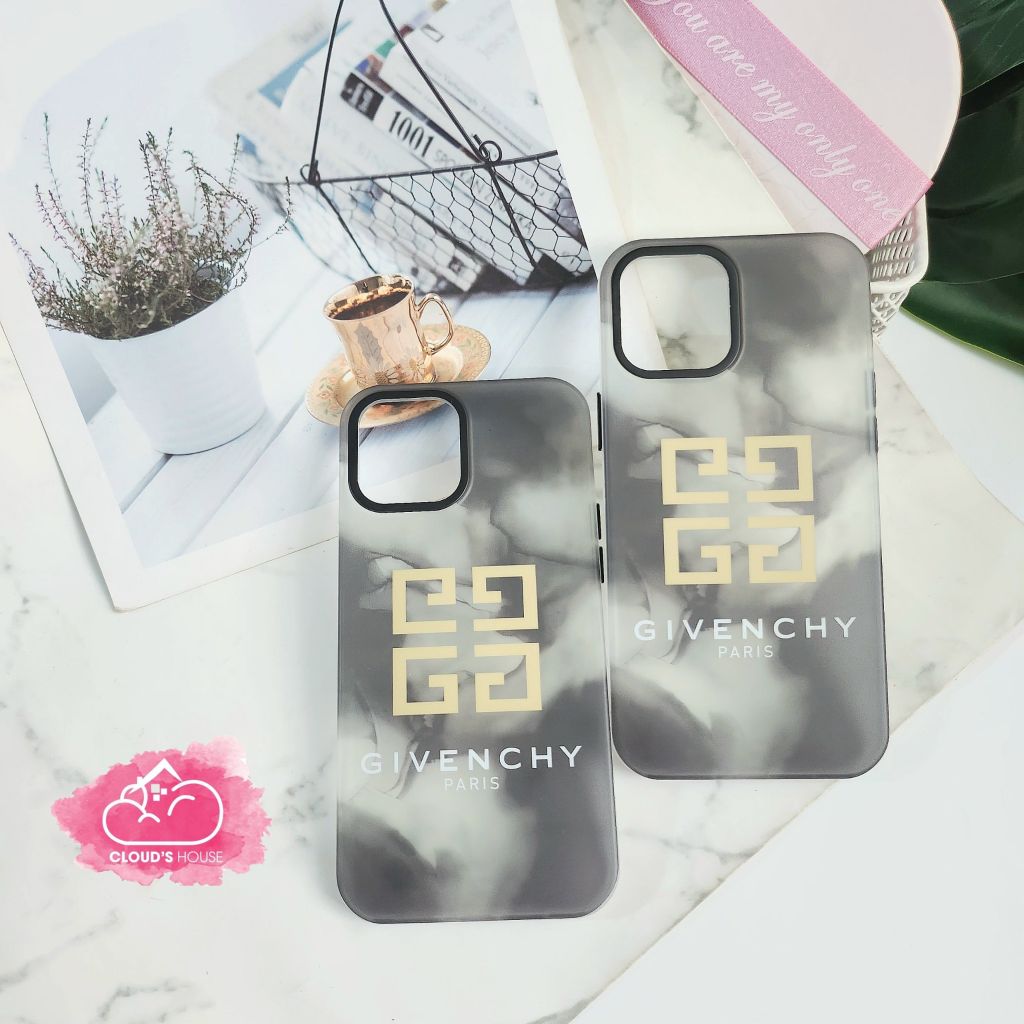 Case Ốp điện thoại iPhone Givenchy Paris nhám iPhone 11/12/13/14/Pro/Promax