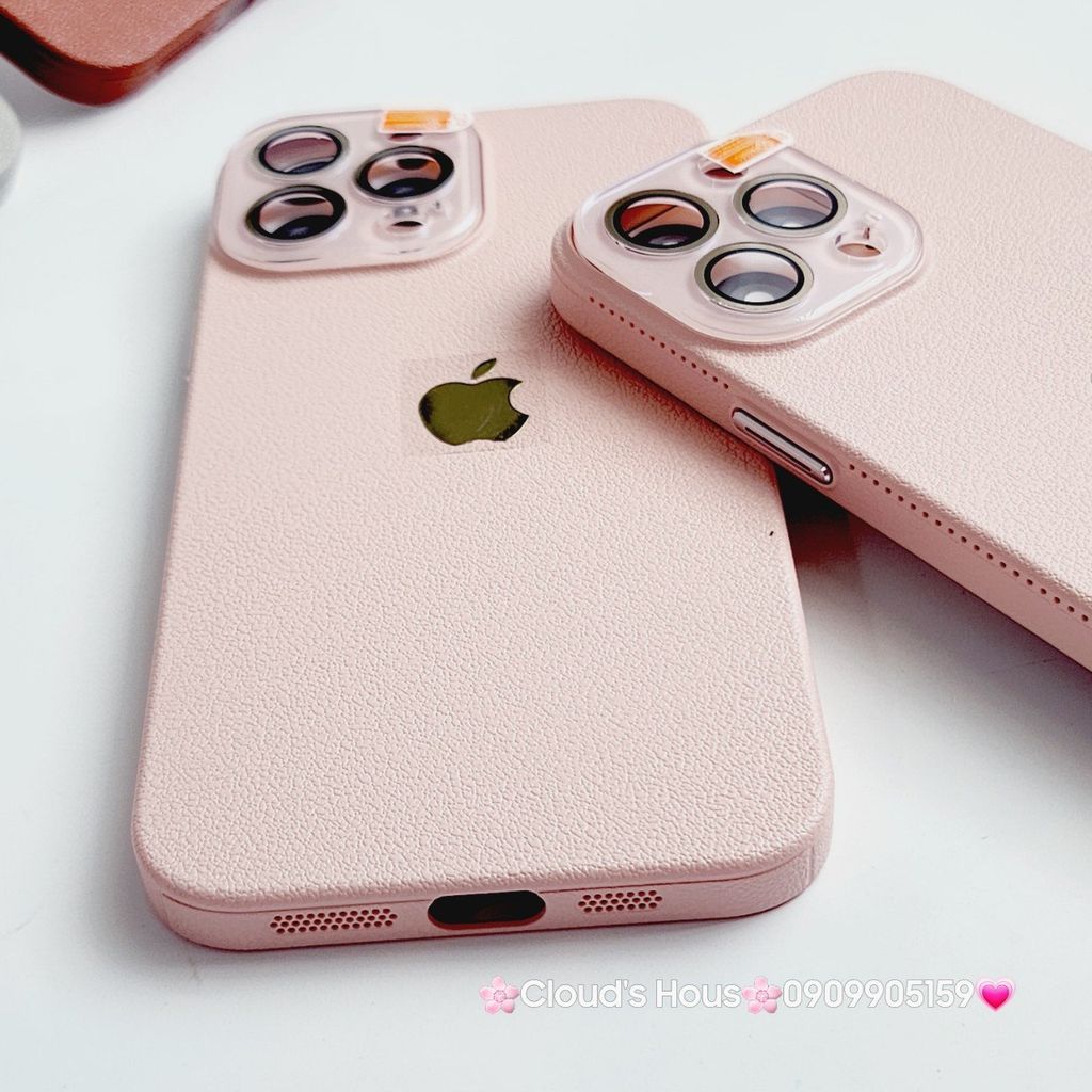 Case Ốp điện thoại iPhone Da Trơn Basic Bảo Vệ Camera iPhone 11/12/13/14/15/Pro/Promax