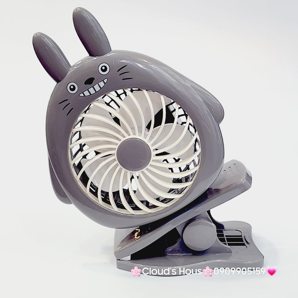 Mini Fan - Quạt kẹp Hình Động vật (Quạt sạc) Sz lớn