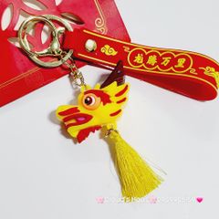 Móc Khóa Rồng Lửa TẾT Tua Rua