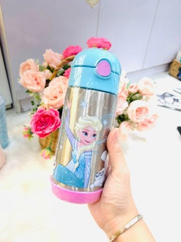 BÌNH GIỮ NHIỆT Công Chúa ELSA Inox Chính hãng Disney