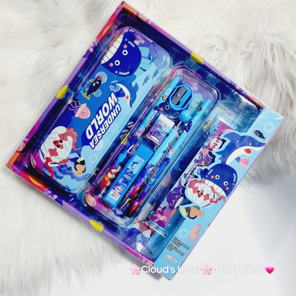 Bộ Đồ Dùng Học Tập Cho Bé - HJ-9905 (7 món)