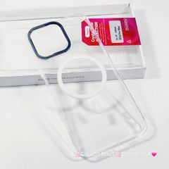 Ốp lưng iPhone hãng X-LEVEL trong siêu mỏng, không vàng màu hỗ trợ sạc không dây Magsafe.   iPhone 16/Pro/Promax