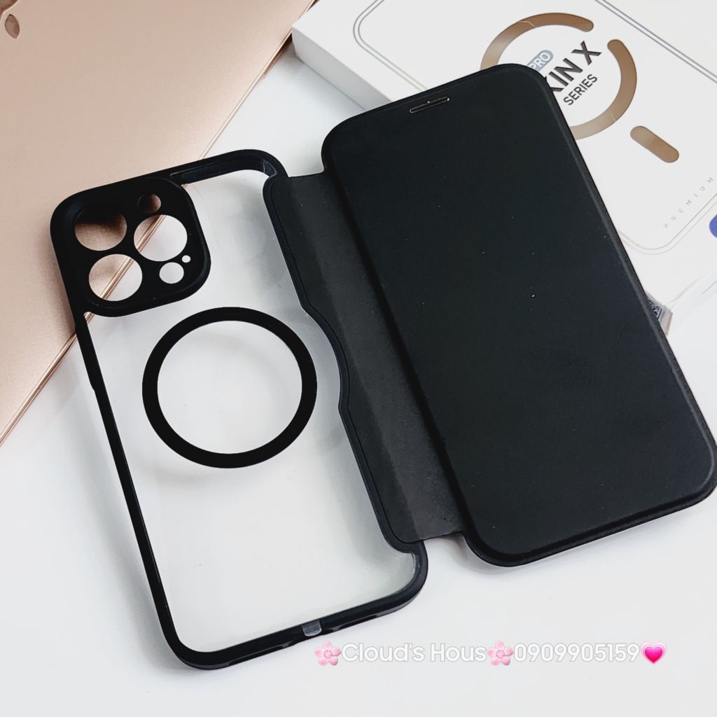 Case Ốp điện thoại iPhone Bao da Skin X Magsafe iPhone 11/12/13/14/15/Plus/Pro/Promax