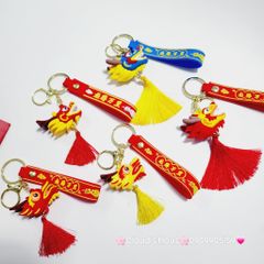 Móc Khóa Rồng Lửa TẾT Tua Rua
