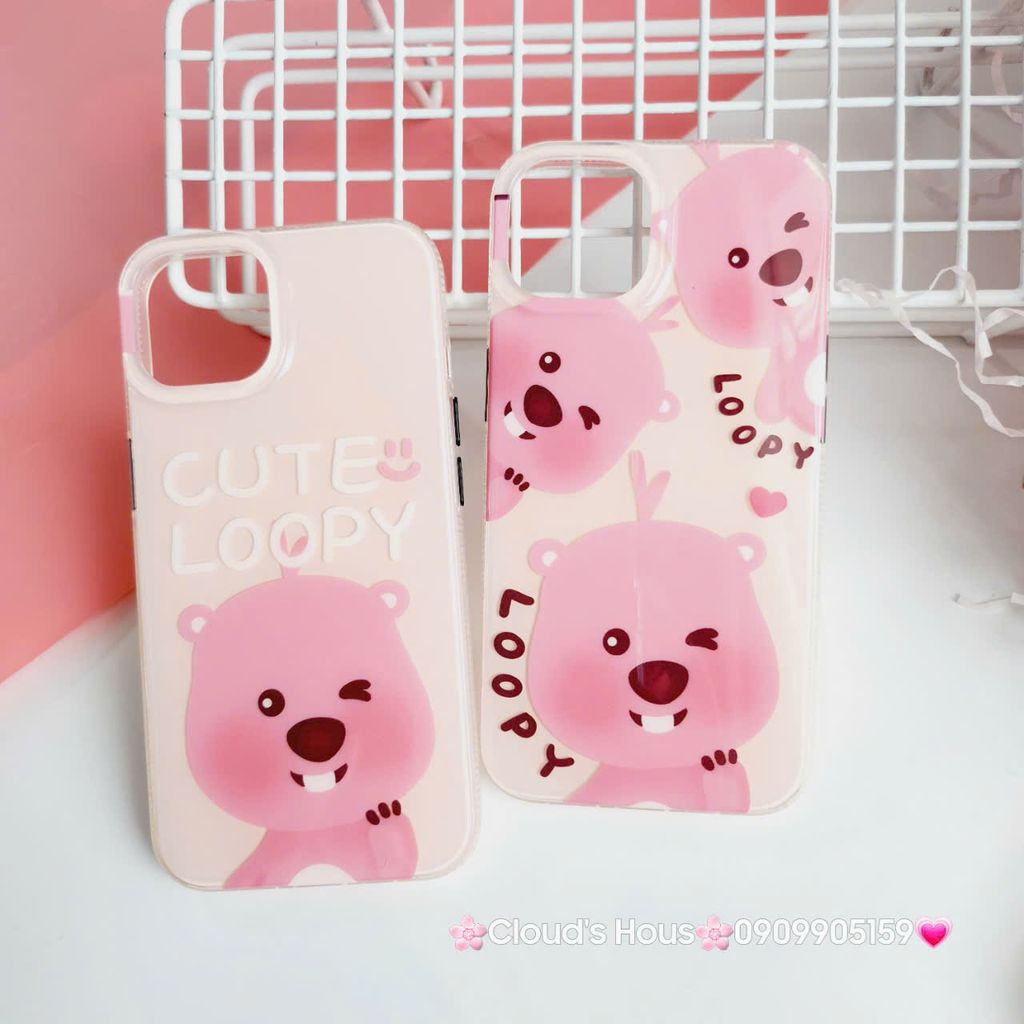 Case Ốp điện thoại iPhone Chuột Cute Loopy iPhone 13/14/15/Pro/Promax