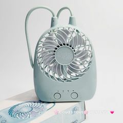 Mini Fan - Quạt Cầm Tay - Để Bàn Có Dây Xách Du Lịch