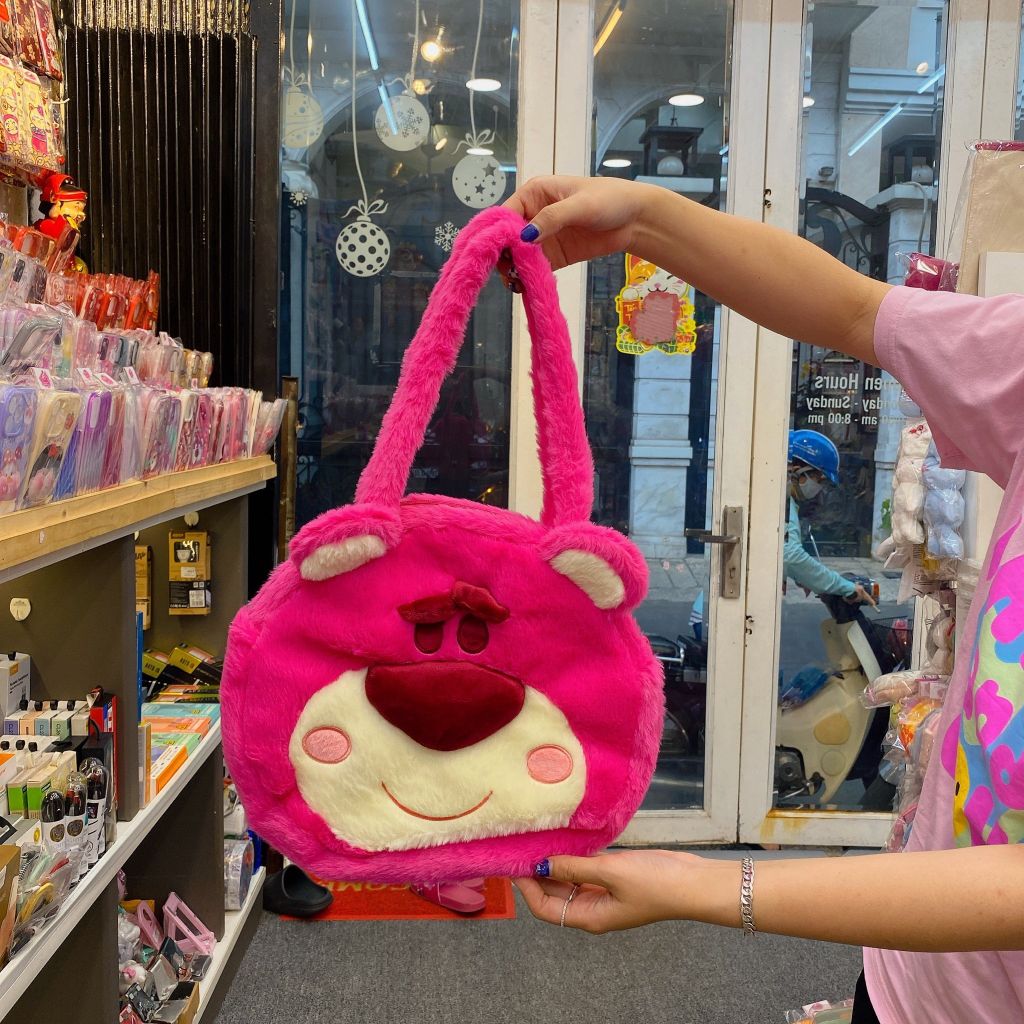 TÚI XÁCH ĐEO VAI GẤU DÂU LOTSO size To
