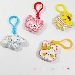 Móc Khóa Charm Mini Dễ Thương (có đèn)