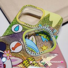Case Ốp điện thoại iPhone Likgus Labubu Xanh lá Bling Hologram iPhone 12/13/14/15/Pro/Promax