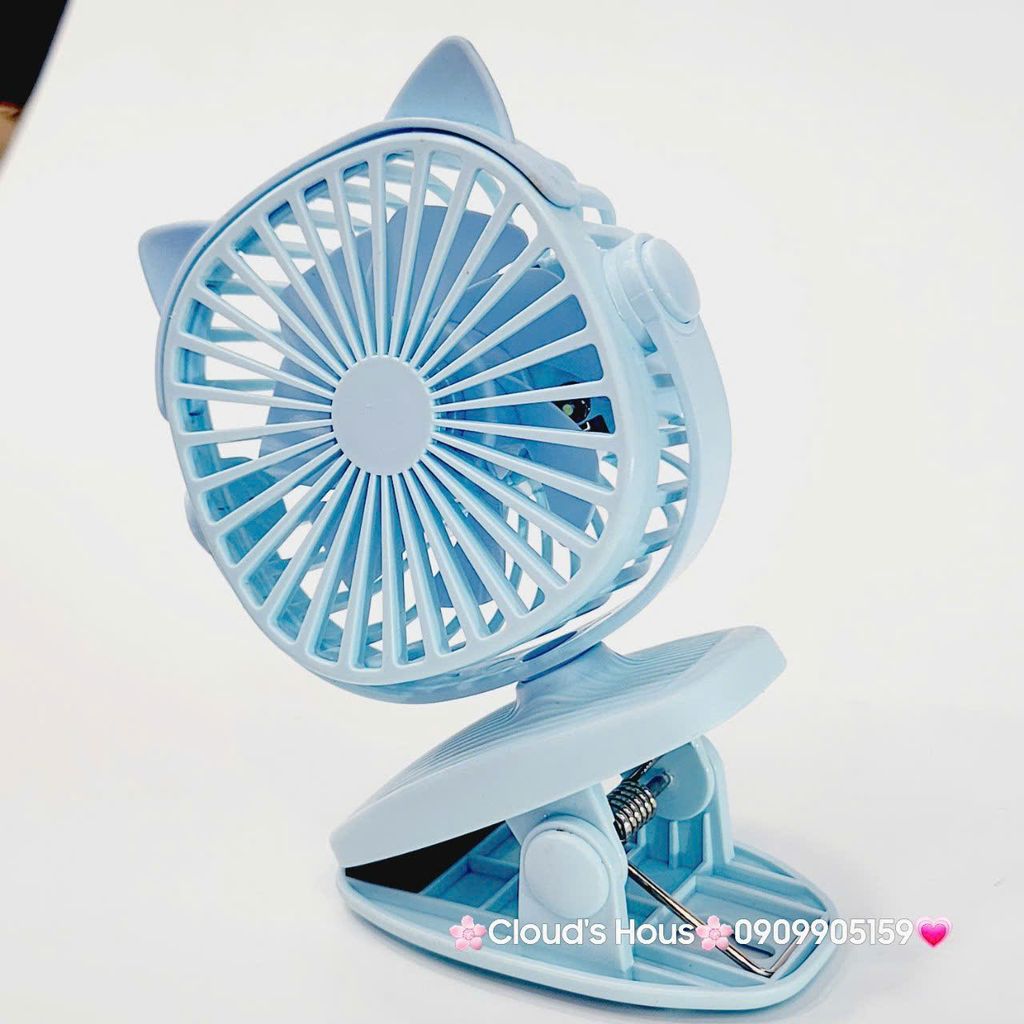 Mini Fan - Quạt kẹp size nhỏ siêu kute Nhiều Màu