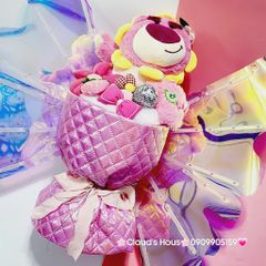 Bó hoa Gấu Bông Gấu Dâu Lotso