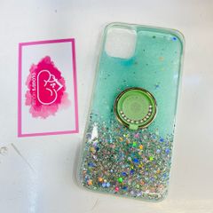 Case Ốp điện thoại iPhone Bling Bling Kim Tuyến Trong kèm Popsocket