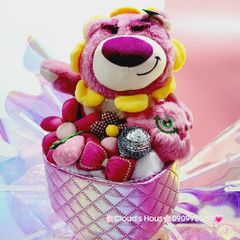 Bó hoa Gấu Bông Gấu Dâu Lotso